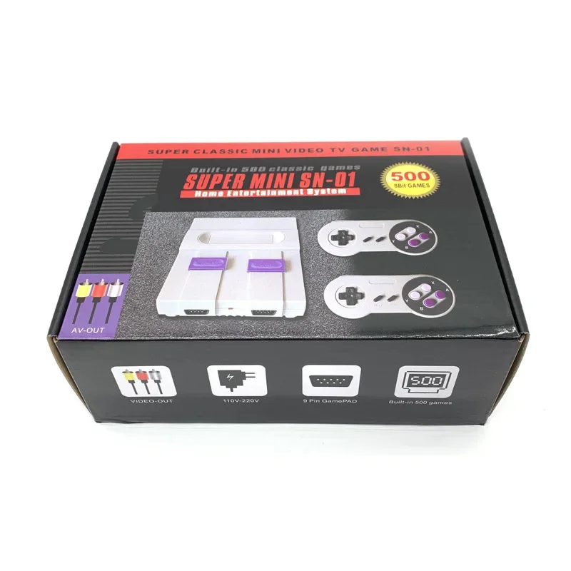 Игровая консоль совместимая с AV 500 встроенных классических игр