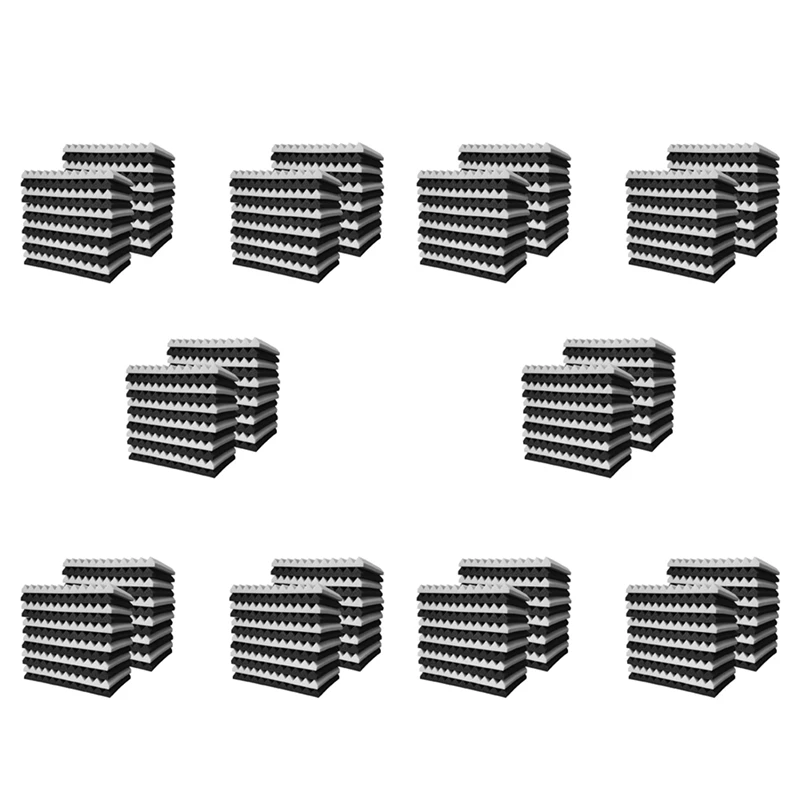 

240 шт., акустическая пенопластовая панель, студийное искусство, акустическая пена, звукоизоляция, пирамида, студийная обработка, настенная панель x 30x30 см