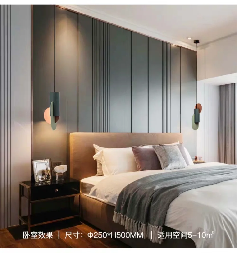 

Женская Подвесная лампа креативного цвета, креативная Подвесная лампа для столовой, спальни, художественный декор, лофт, кафе, подвеска