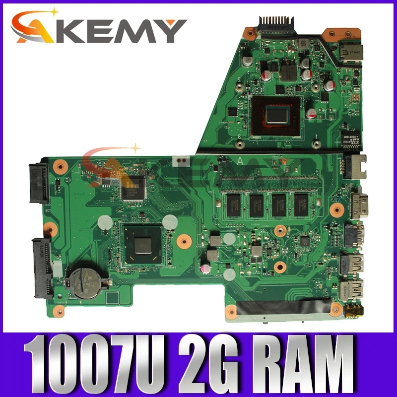 

Akemy Laptop motherboard For Asus X451CA F451 F451C X451CA Mainboard REV.2.1 HM70 1007U 2G RAM GMA HD 3000
