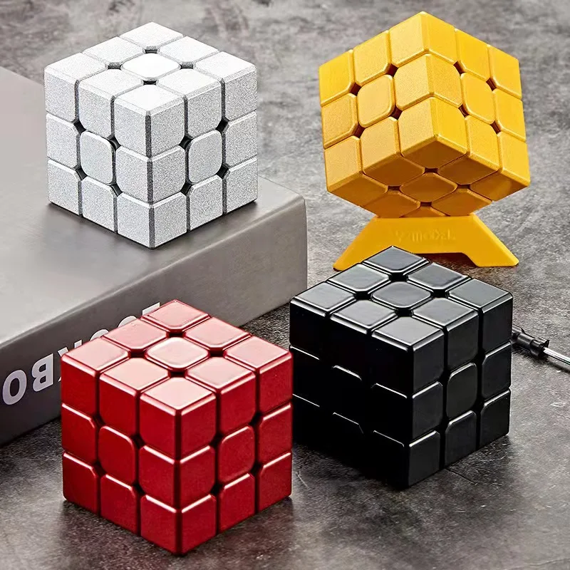 

3X3 Alloy Decompression Magic Cube Metal Unlimited Speed Game Cube Rubix Puzzle Cubo Magico Fidget Toys Antistress Kids Toys