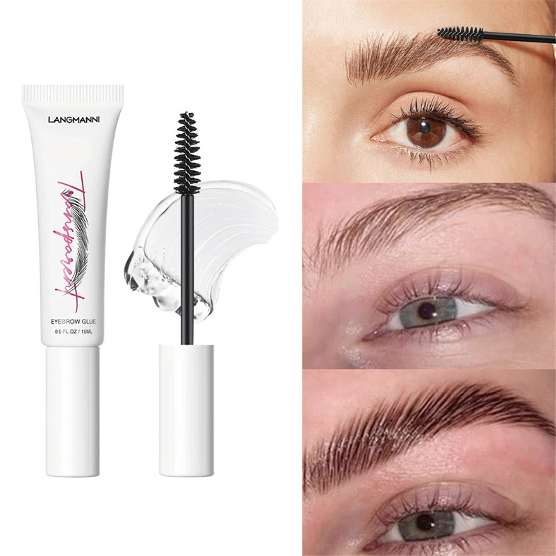 Dimensional Defining Brow Gel Wild Natural Eyebrow Gel Brow Soap Clear Eyebrow Balm Women Eyebrow Free Brow Brush Cosmetics 15ml