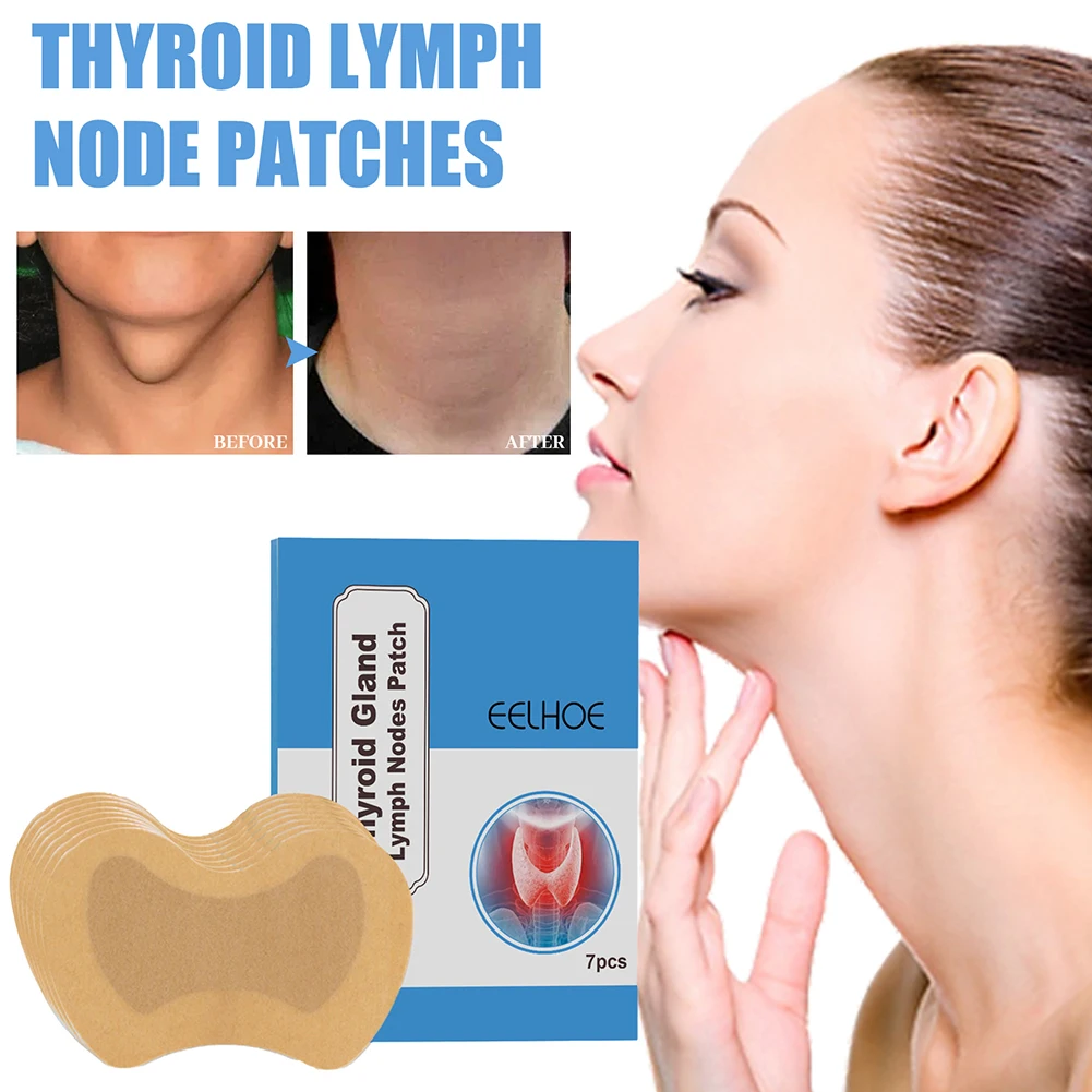 

7/14/21Pcs Thyroid Stickers Useful Portable Heating Neck Patches Lymph Stickers Lymphatic Care Patch Herbal Underarm Neck Patch