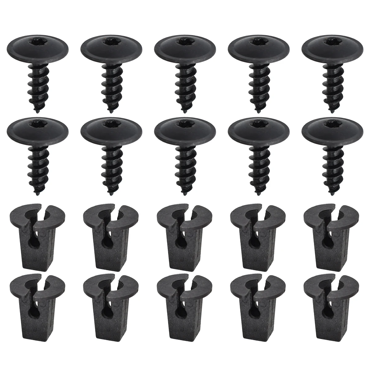 

20 шт. для VW Golf Audi Seat Skoda решетка бампера юбка Torx винт болт N 90974701 Зажим для защиты от брызговика на подкладке колесной арки автомобиля 5 x 16 мм