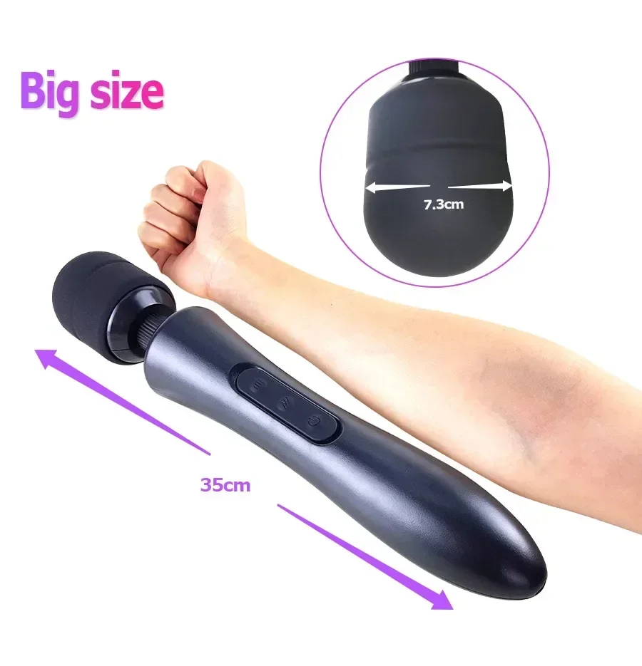 Мощный вибратор Magic Wand для женщин большой AV-массажер тела стимулятор точки G