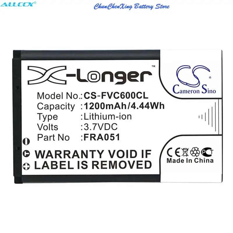 

Аккумулятор OrangeYu 1200 мАч FRA051 для FRITZ!FON C6,C6 DECT