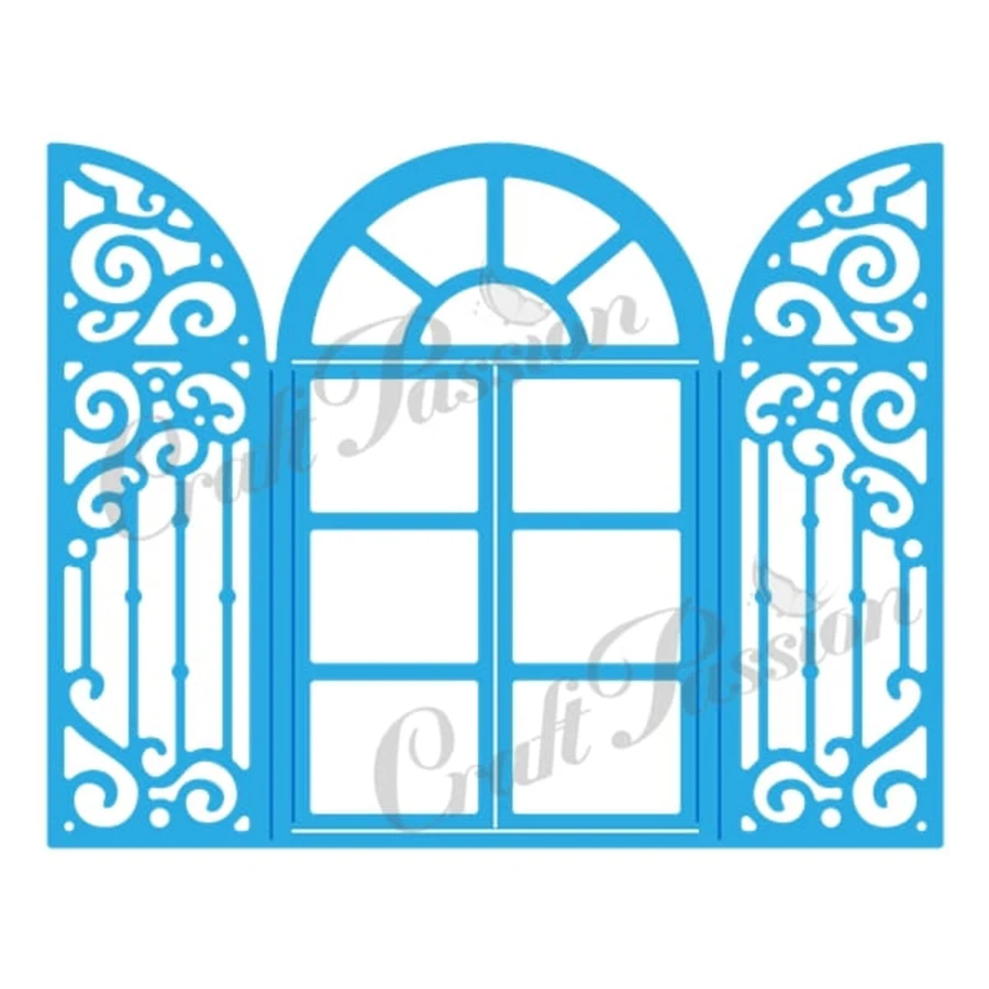 2024 AliliArts металлические штампы Chabby Chic окно сделай сам скрапбукинг фотоальбом