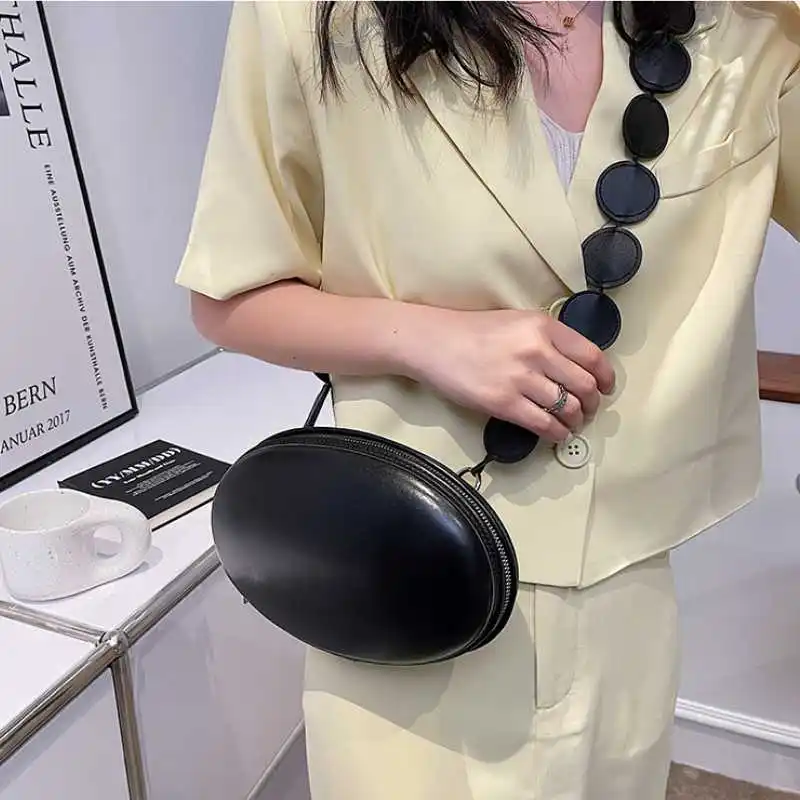 Женская модная сумка-бини из искусственной кожи индивидуальная одноцветная