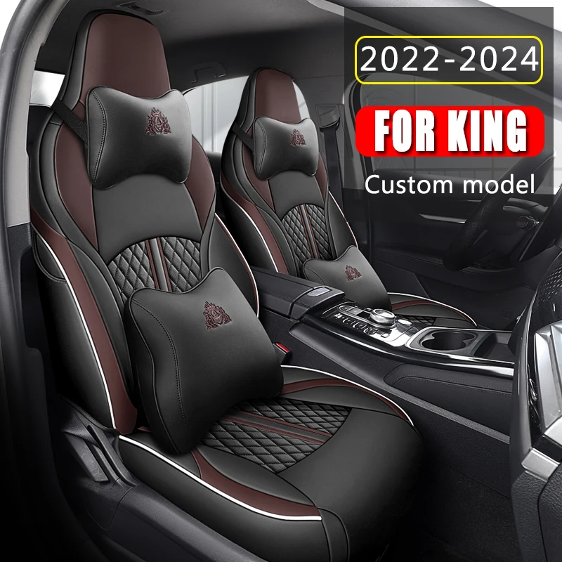 Фото Чехлы на автомобильные сиденья на заказ для BYD KING 2022 2023 2024, полностью покрытая подушка, защитный чехол для автомобильных сидений, кожаные автоаксессуары №1