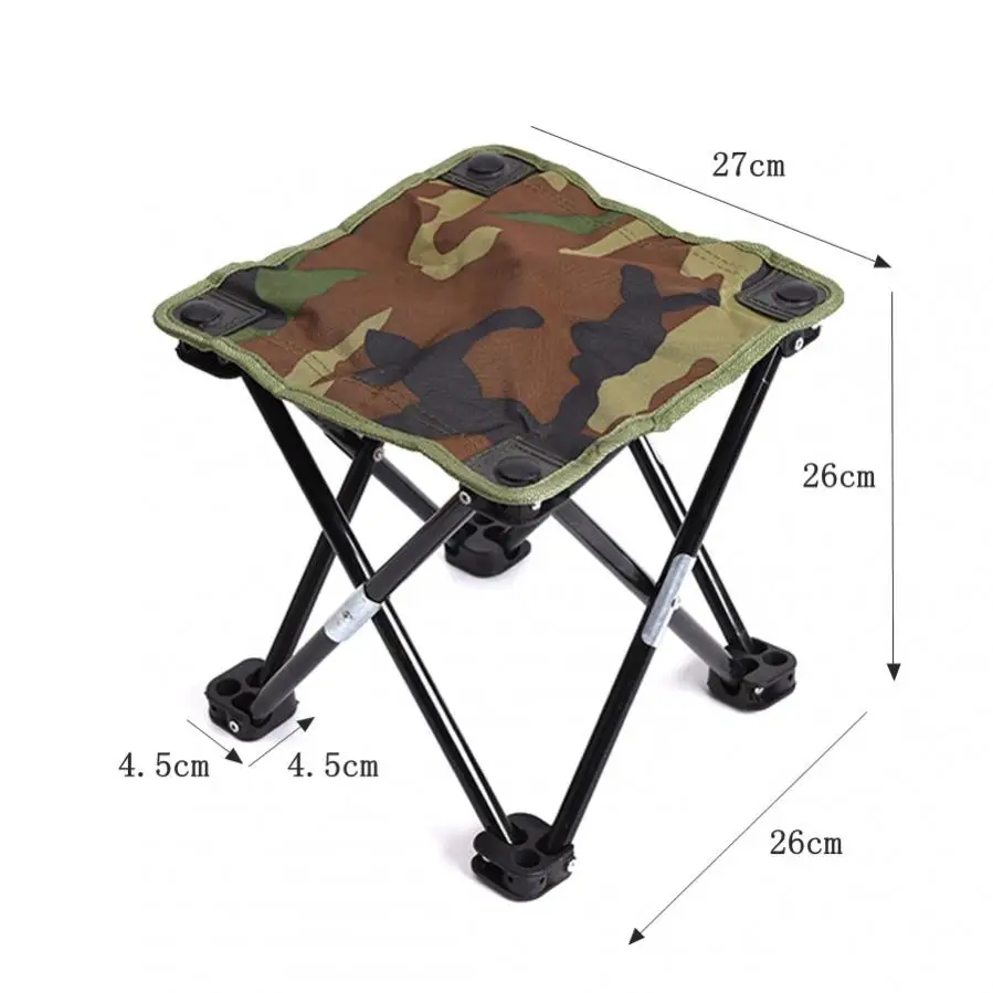 Складной стул для рыбалки складной портативный из ткани Оксфорд складное