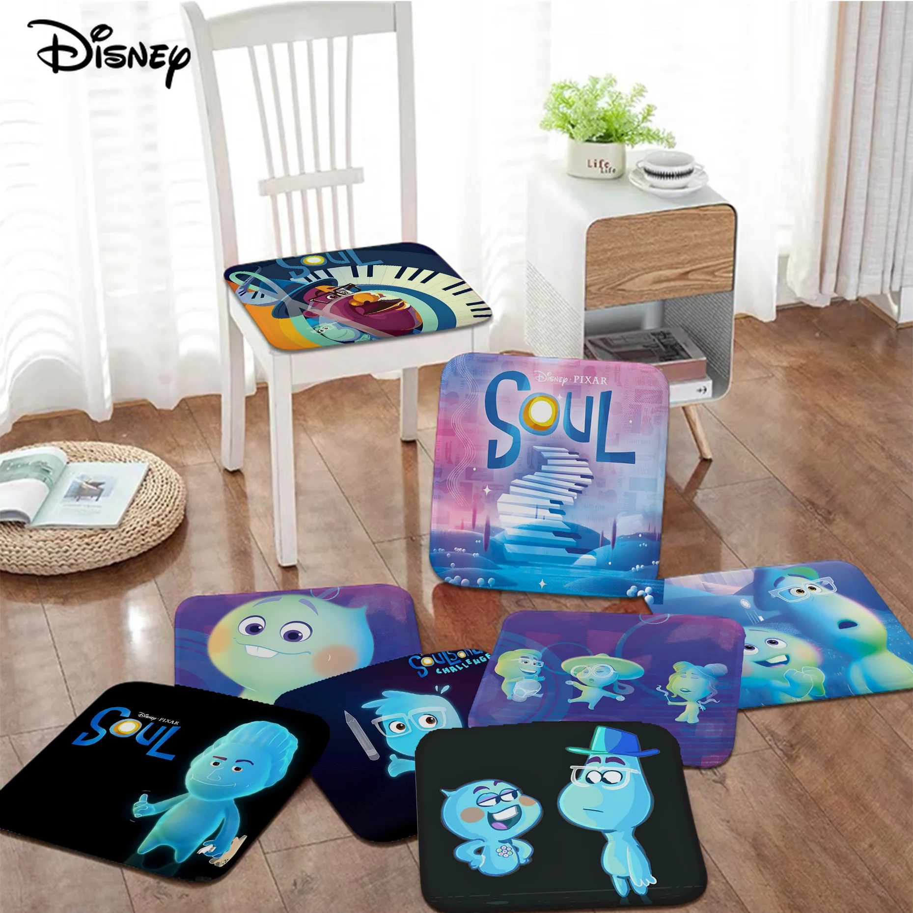 

Disney Soul Cushion Mat Simplicity Multi-Color Meditation Cushion Stool Pad Dining Chair Seat Cushion Anti-Slip Stool Seat Mat