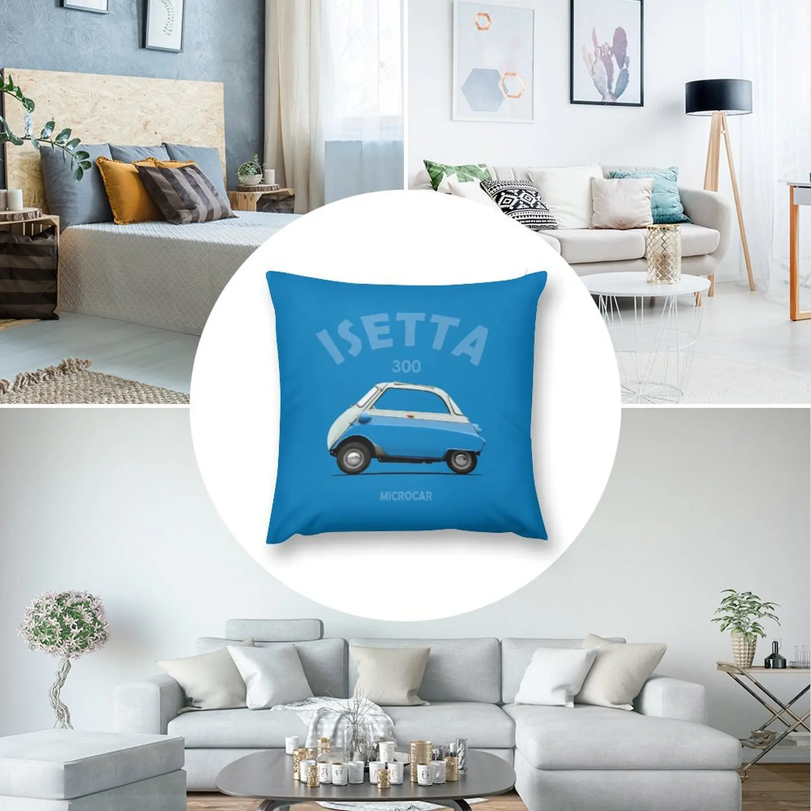 Декоративные наволочки для диванных подушек Isetta 300 Microcar