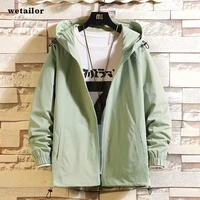vintage casual design green zip up pockets jacket men women pure color long sleeve jacket coat