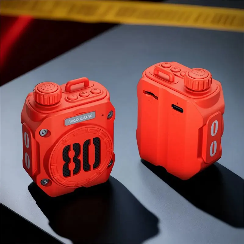 Портативная Bluetooth-колонка FFYY-Mini в стиле Mecha для улицы, Hi-Fi звук, музыкальная колонка Type-C, беспроводной музыкальный плеер с гнездом для TF-карты A (art.: 3920dbf091904) - 3920dbf091904