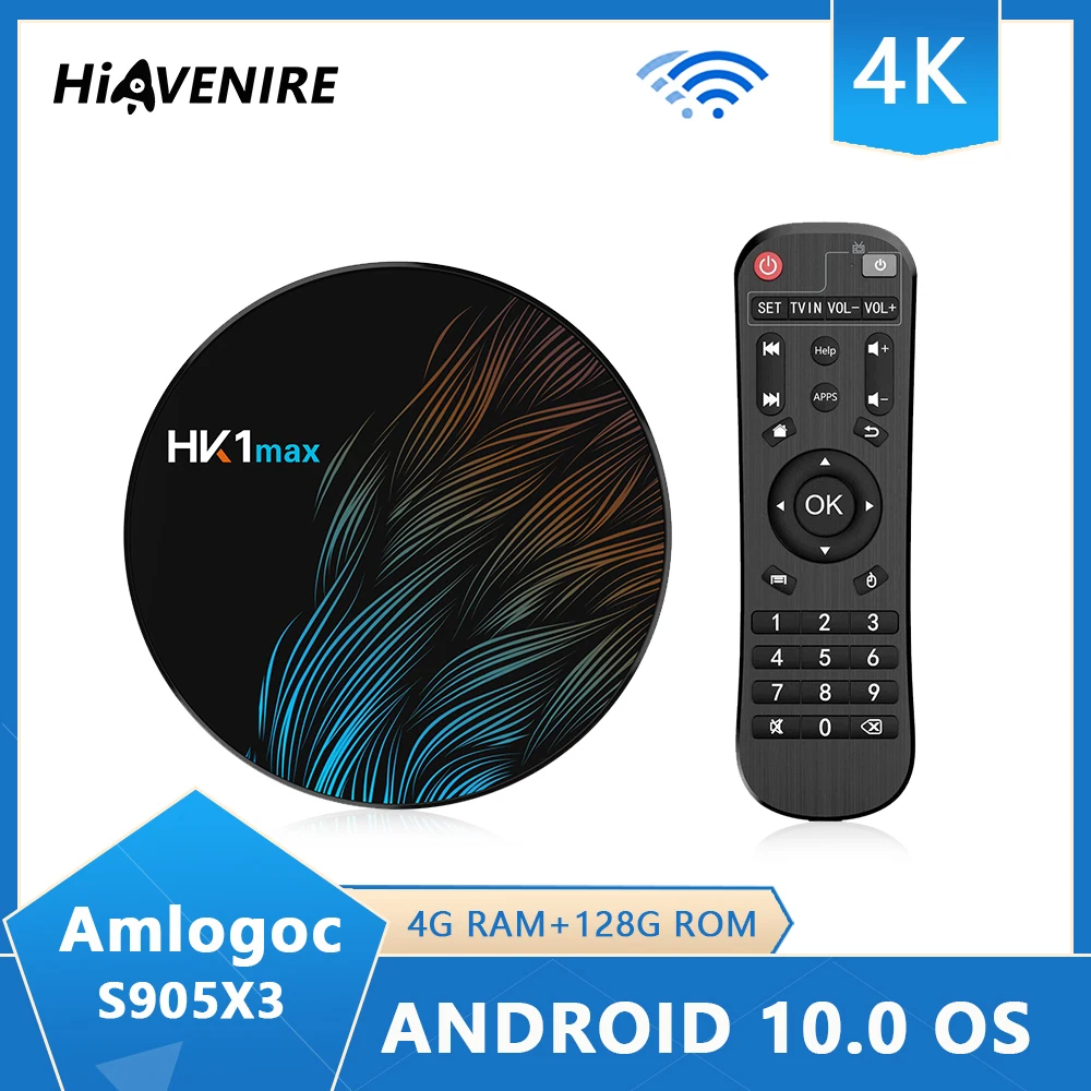 Игровая ТВ-приставка HK1 Max 4 ГБ 64 Android 10 0 Двухдиапазонная с Wi-Fi RK3318 4K HD USB 2 - купить по