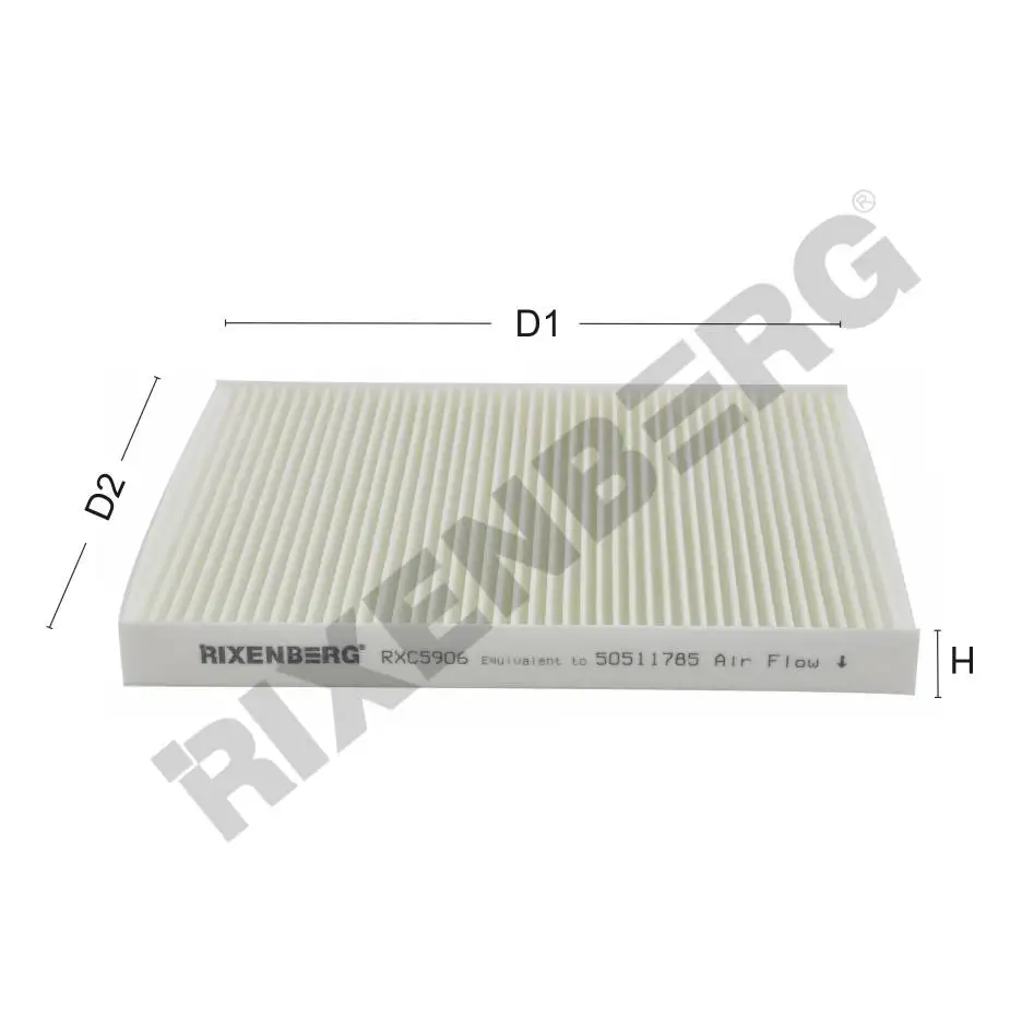 

CABIN FILTER FILTER FOR ALFA ROMEO GIULIETTA 1.4 - 1.6JTDM- 1.8 - 2.0JTDM (2010)