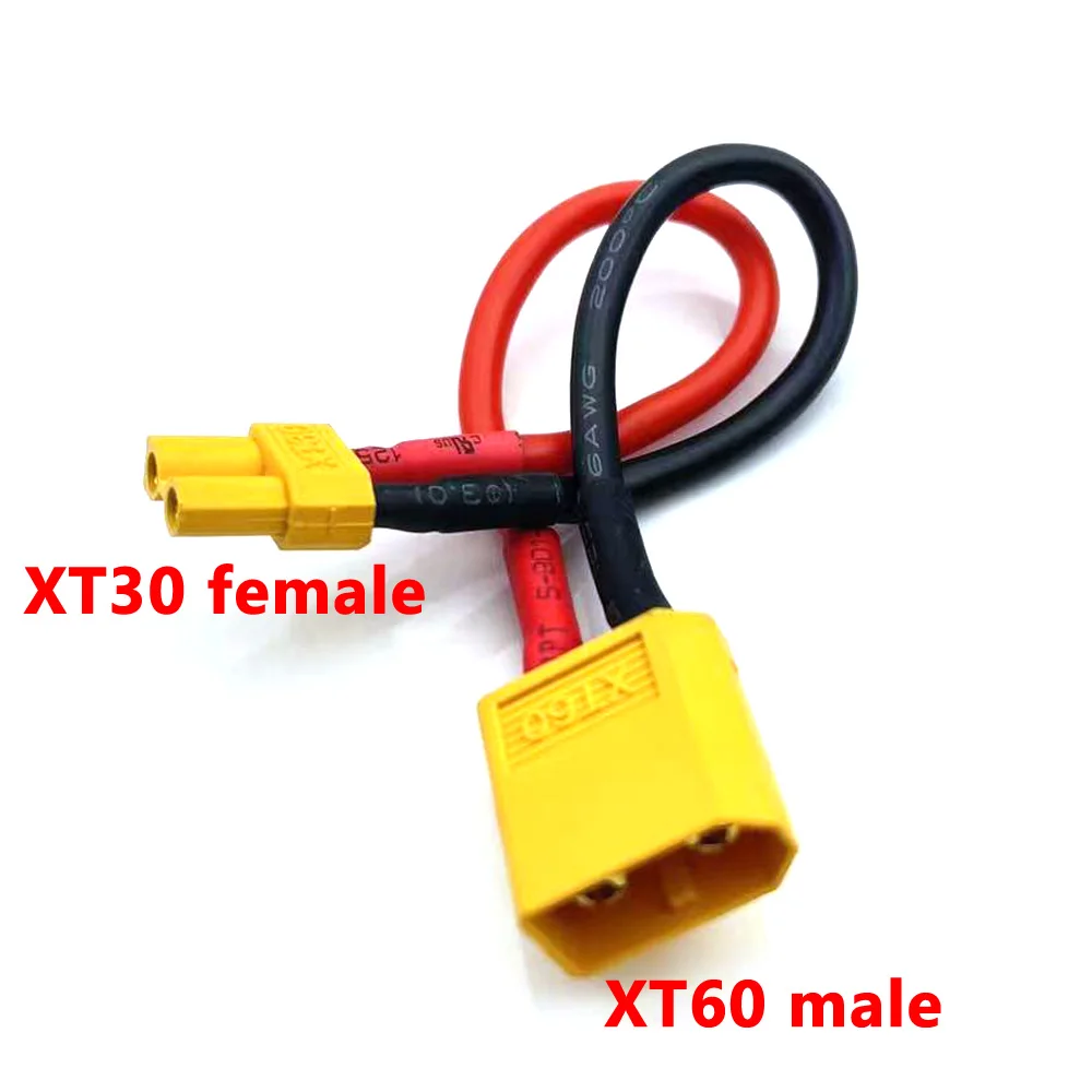 Переходник XT30 XT60 XT90 EC5 EC3 XT TPX MPX T Мама-папа 10 см