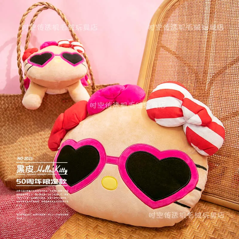 MINISO Hello Kitty чёрная плюшевая кукла 50-летие