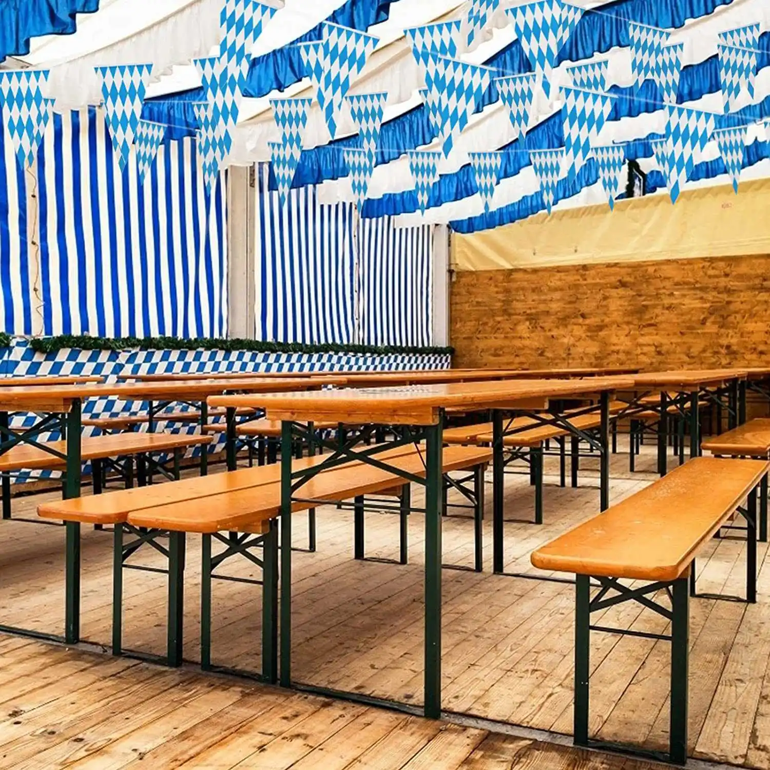 10 м баварская гирлянда украшение Октоберфест Декор Баварская вечеринка вымпел