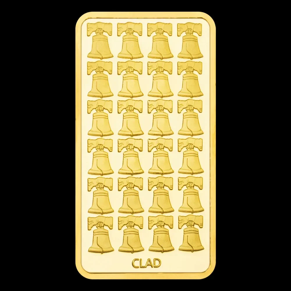 Реплика сувенирной монеты Troy Ounce Basso-relievo американский колокольчик Свободы