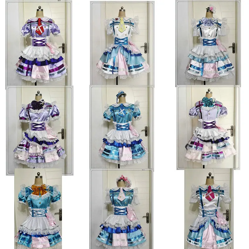 Аниме! Хороший солнечный свет! Косплей-костюм горничной и Лолиты все члены