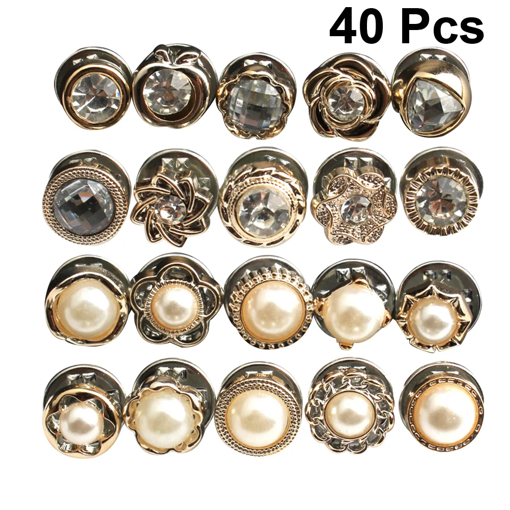 

Buttons Pearlsnap Button Sewing Clothes Press Accessories Beads Cloth Sewvintagejean Metal Fastenerdecorativeshirt Rhinestone