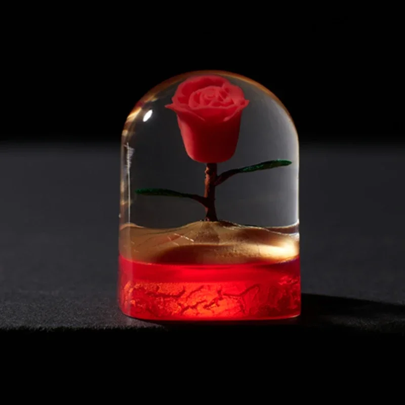 Персонализированные 3D полимерные колпачки для клавиш Red Rose креативные ESC на заказ