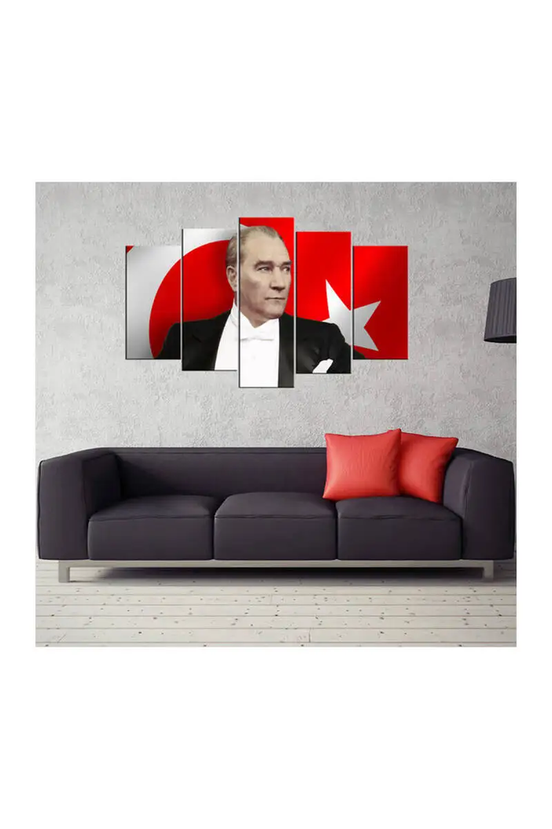 

Турецкий флаг, Temalı atюрk Portresi, стол из МДФ, 5 шт.
