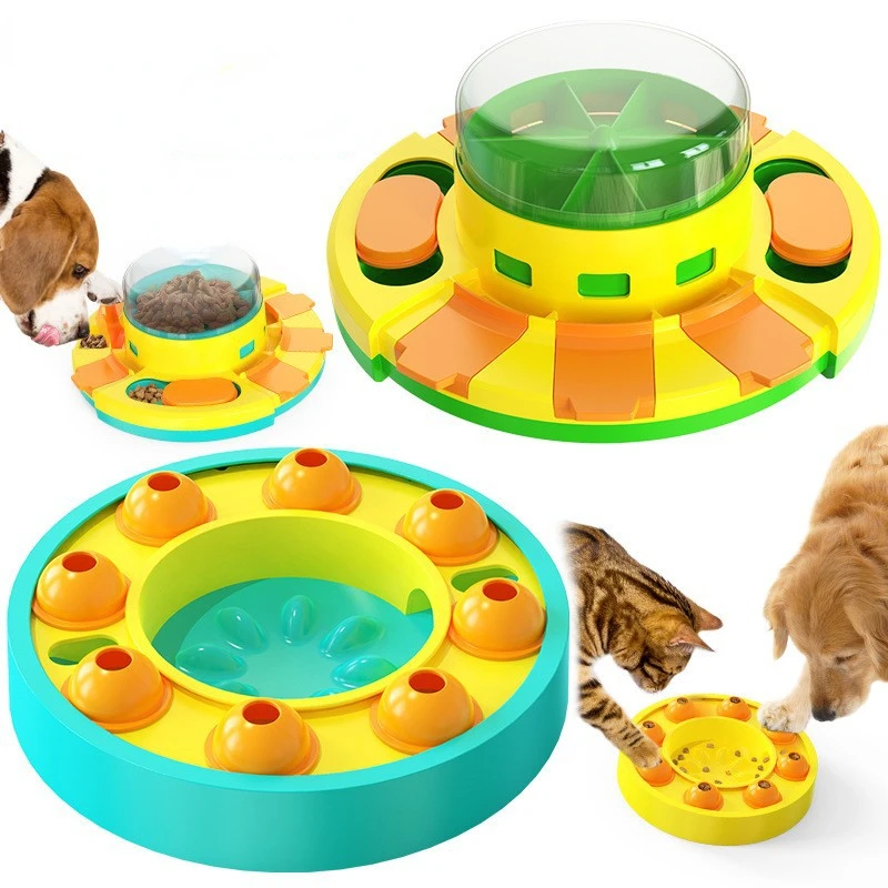 

Pet Dog Bowl Slow Feeder Anti Choking Puppy Cat Eating Dish Bowl Anti-Gulping Food Plate Pet Educational Toys Supplies