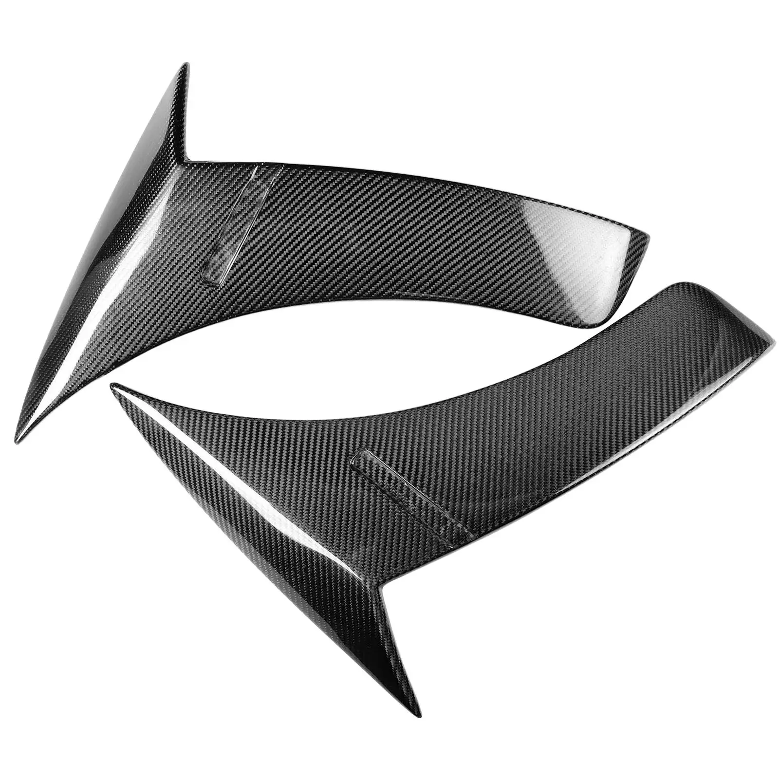

Car Fender Side Vents Carbon Fiber Trim Covers Durable Car Mud Flaps for Mercedes-benz S Class W222 2014 to 2019 Punch Free
