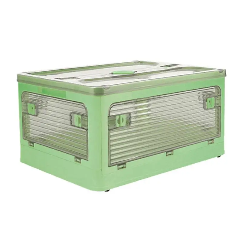 

Folding Storage Box For Car 27L Clear Multifunctional Cube Organizer Outdoor Gear Home Storage For Travel Picnic Camping Road