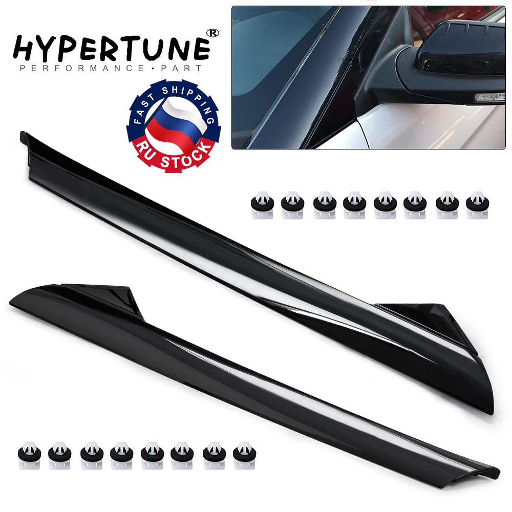 

2PCS Front Left+Right A-Pillar Windshield Outer Trim Molding For Ford Explorer 2011-2019 2.3L / 3.5L BB5Z7803136AB BB5Z7803137AB