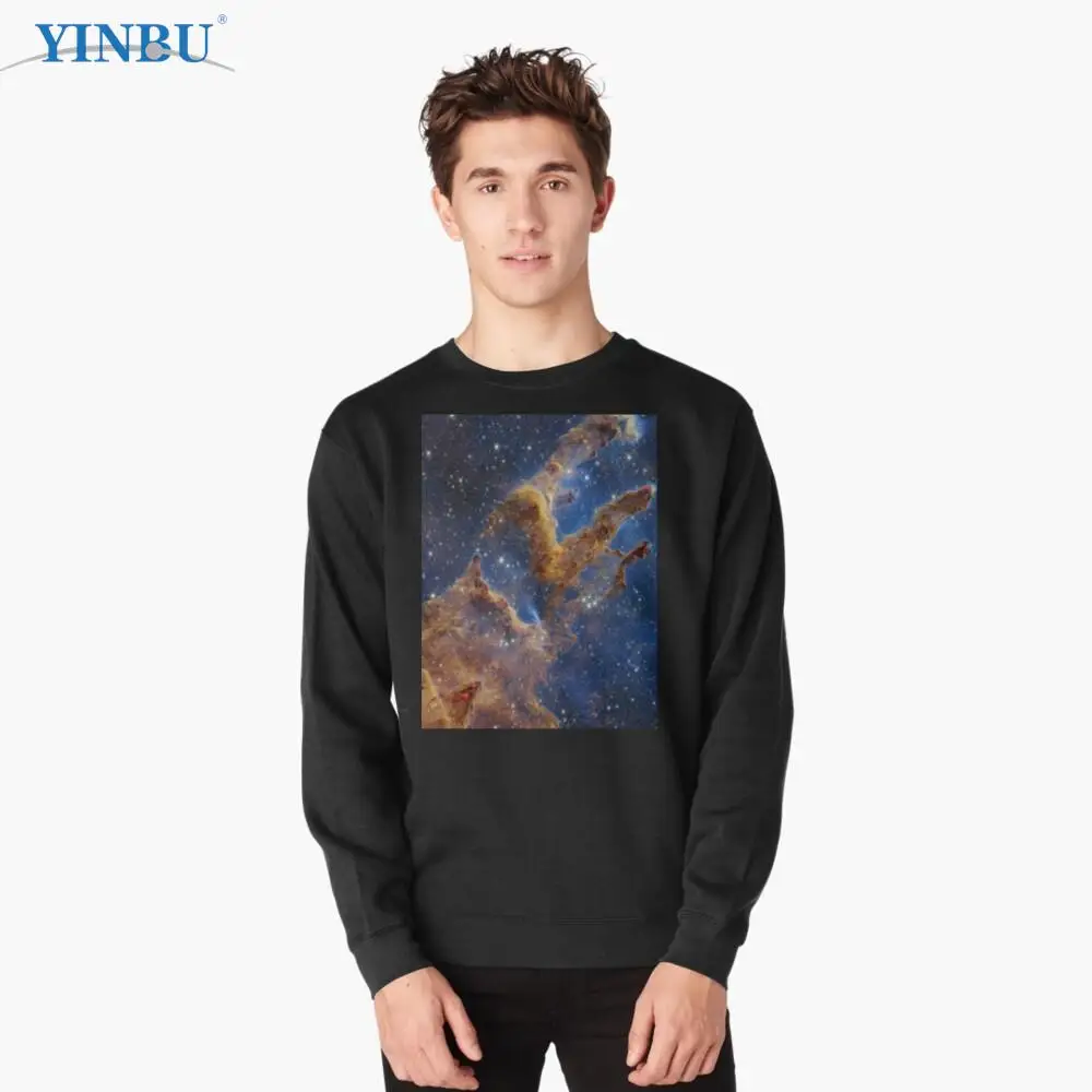 

Pillars of Creation JWST Webb Image Stars Galaxy Nebulae Gorgeous Lightweight Sweatshirt fashion streetwear Men's clothes