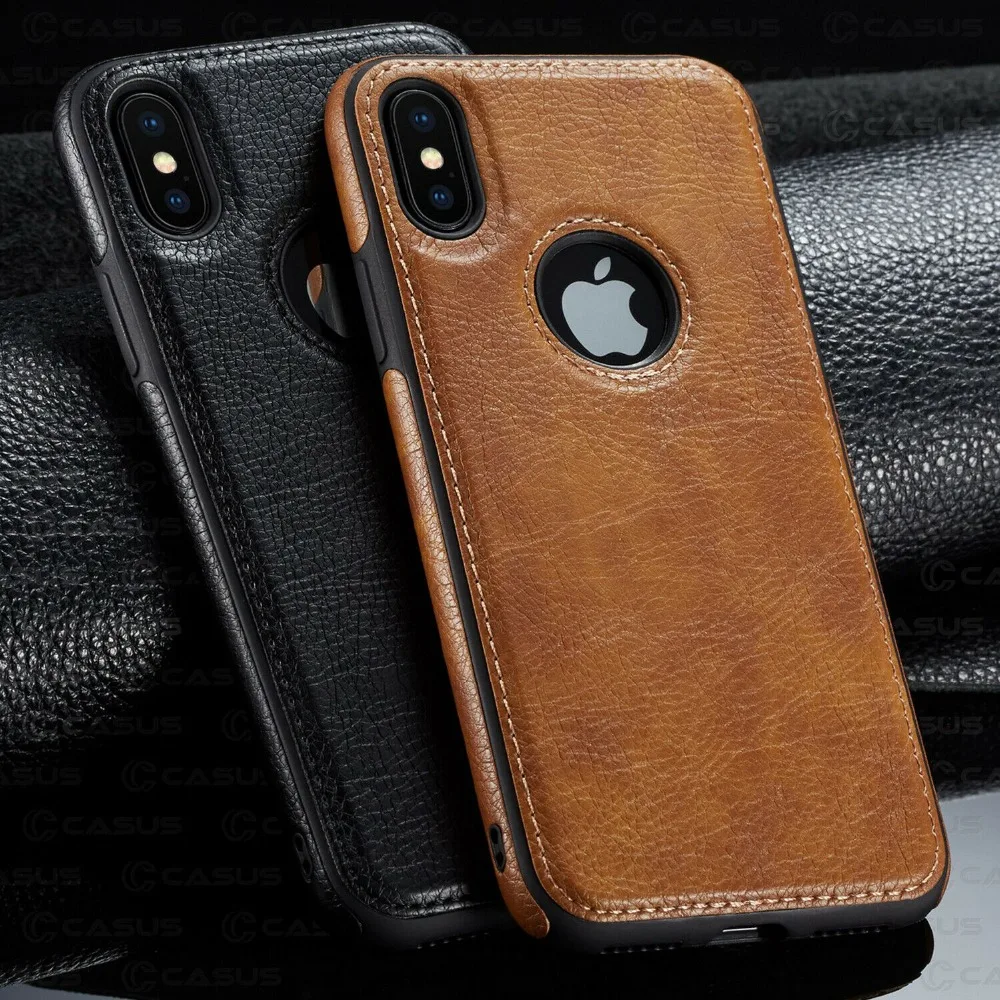 For iPhone 14 pro max 13 12 11 Pro 11 Pro Max Case  Luxury Vintage PU Leather Back Thin Case Cover for iphone XS Max XR Case