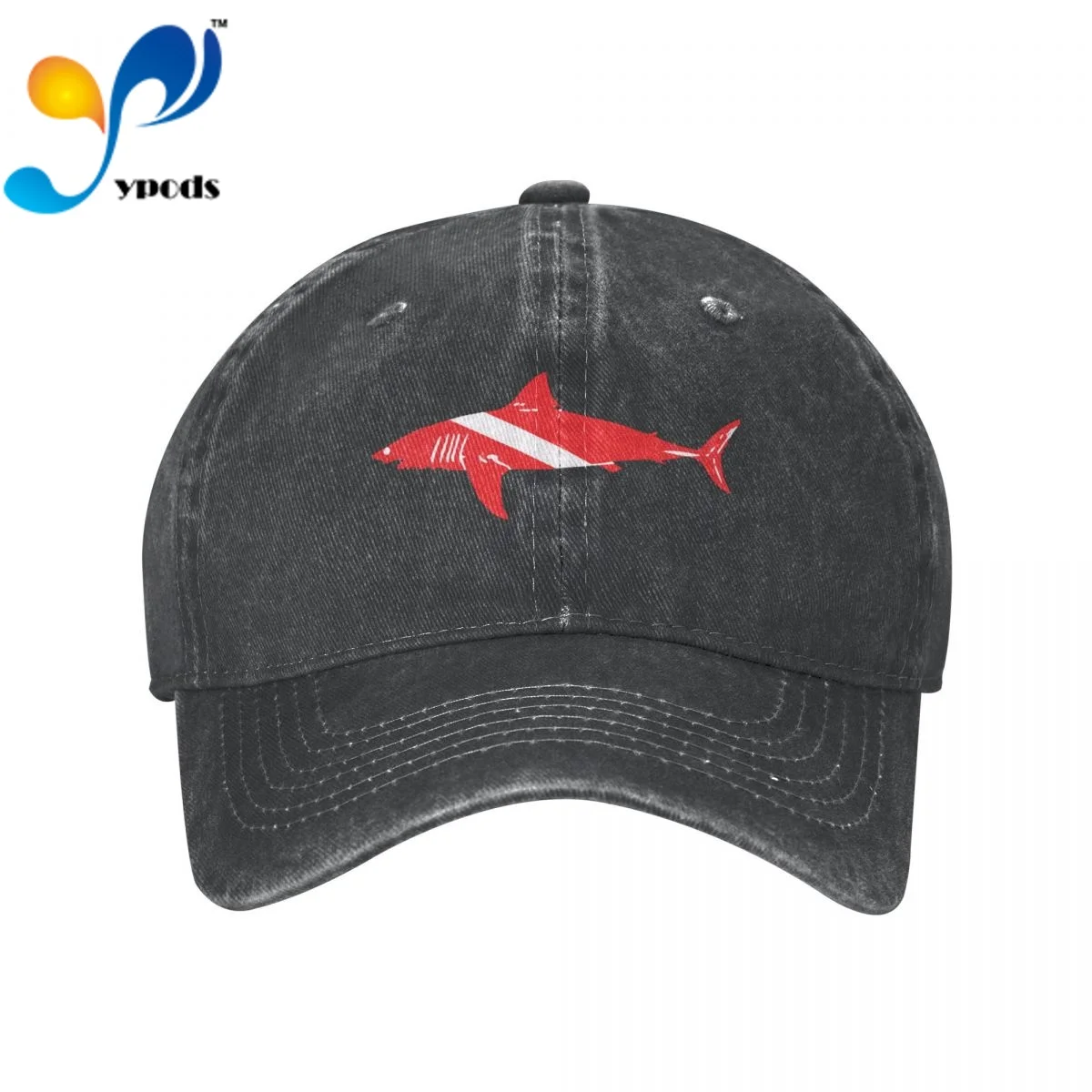 

Bull On A Dive Flag Women Men Cotton Baseball Cap Unisex Casual Caps Outdoor Trucker Snapback Hats