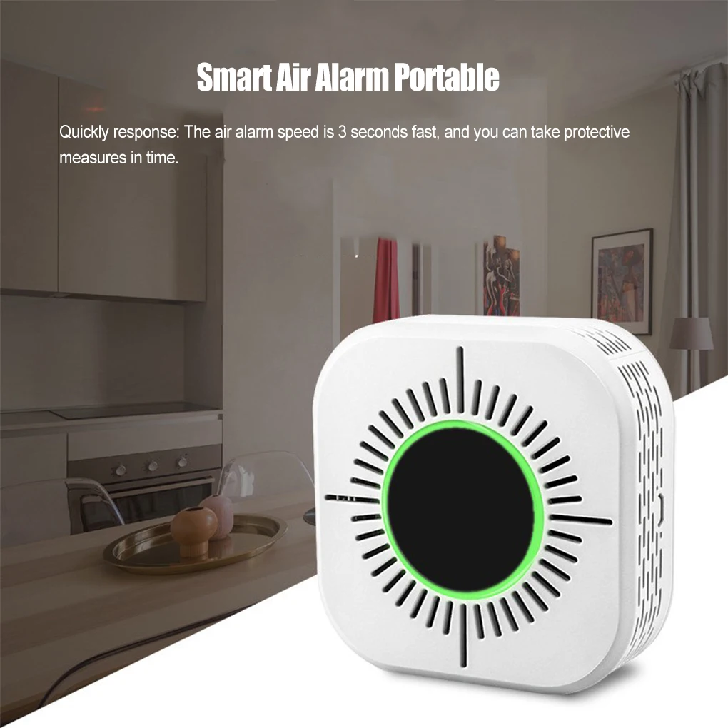 

Smart Air Alarm Detector Sensor Living Room Safety Protective Warning
