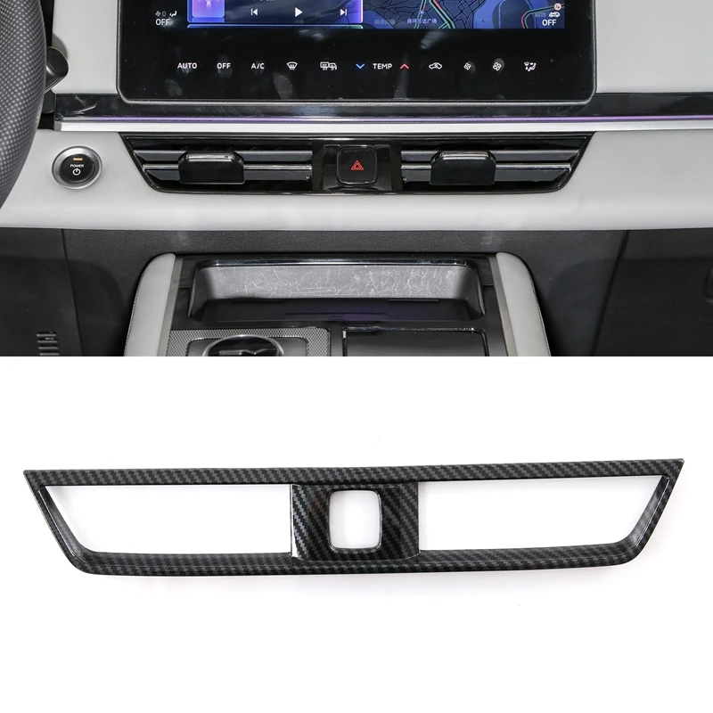 

Car Carbon Fiber ABS Air Conditioner Outlet Cover Trim Stickers For Mitsubishi AIRTREK 2022