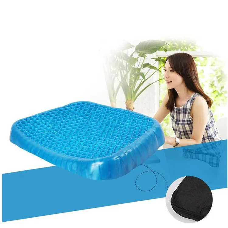 

Подушка для сиденья, дышащая подушка для ягодиц, гелевая сотовая Подушка, нескользящая износостойкая мягкая подушка для дома и офиса, Униве...