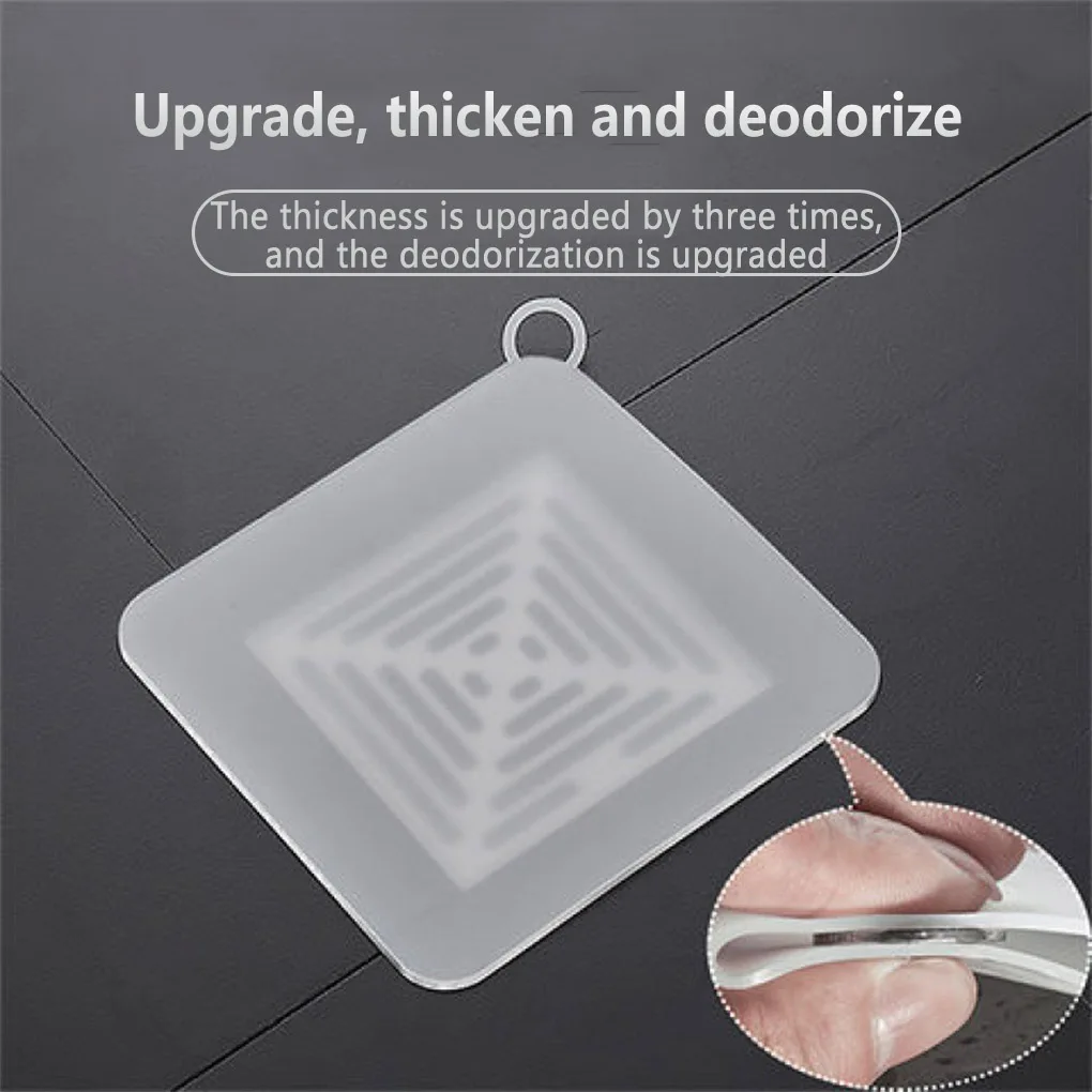 

Floor Drain Cover Silicone Sealing Deodorant Pad Household Sink Strainer