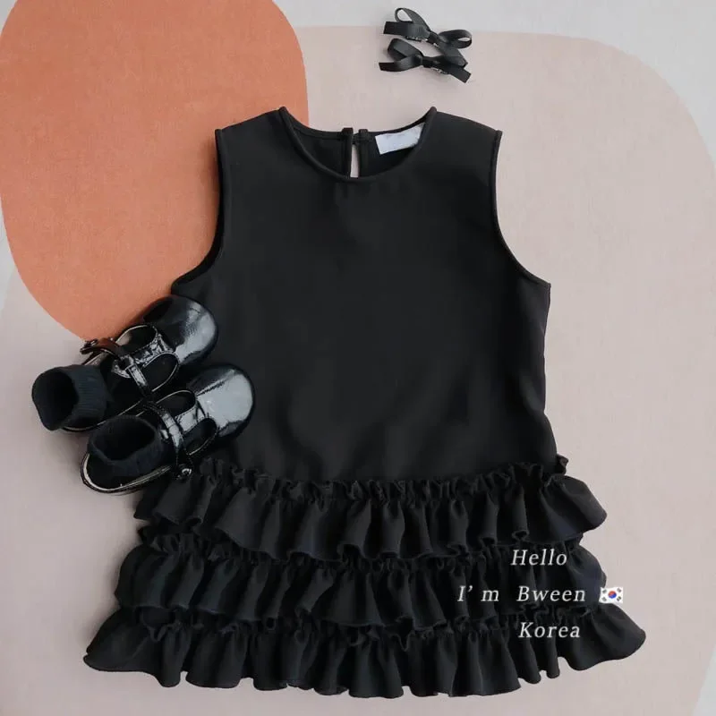 

2023 Baby Girls Summer Dress Black Elegant Dresses Kids Children Birthday Princess Clothes Vestidos