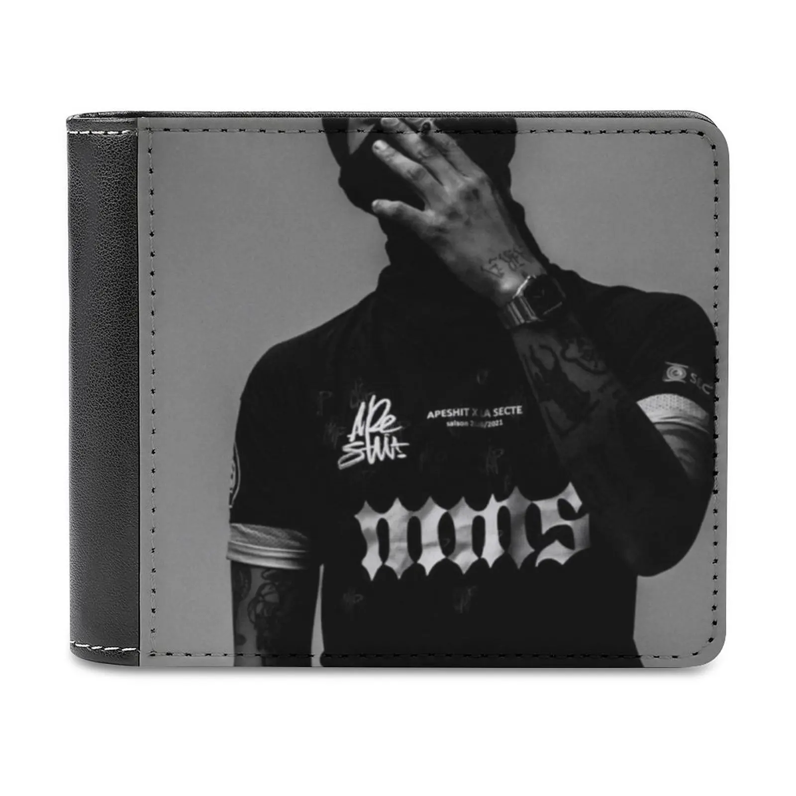 

Freeze Corleone Men's Wallet Pattern Leather Men's Short Wallet Multi-Card Wallet Fashion Purse Lmf Gazo Karis Freeze Corleone
