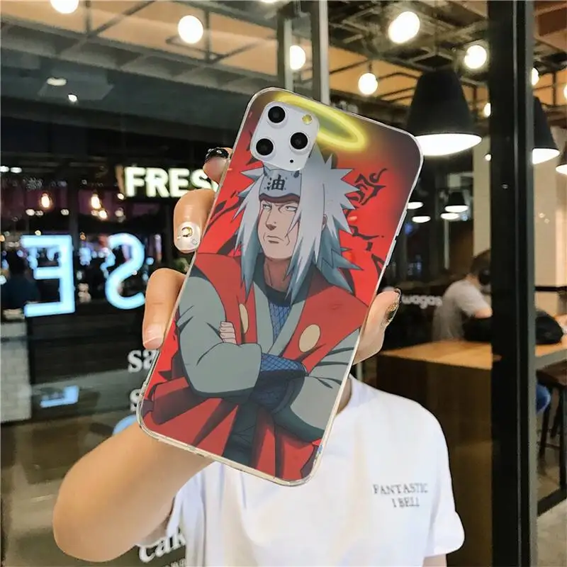 Чехол для телефона Naruto Jiraiya Orochimaru iphone 13 12 11 Pro Max Mini XS 8 7 Plus X SE 2020 XR силиконовый