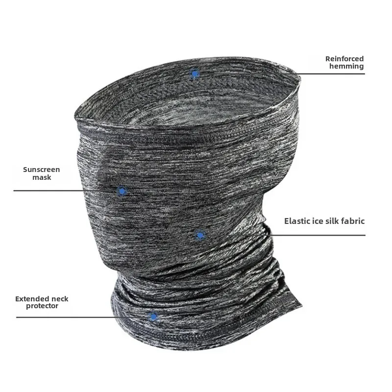 Уличная трансграничная солнцезащитная маска для езды на мотоцикле ледяной шелк