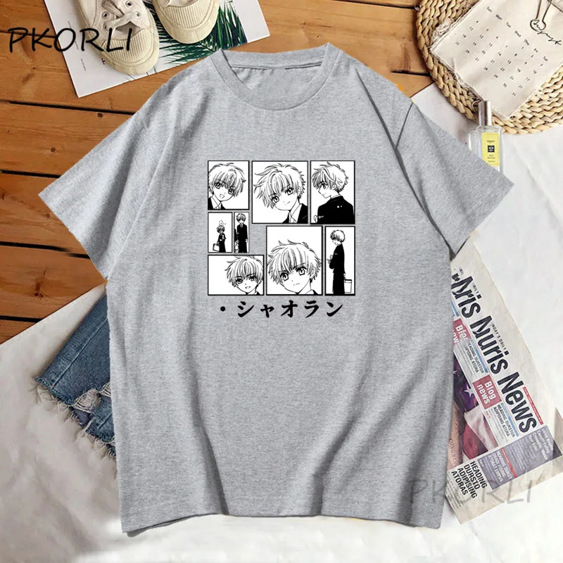 Женская футболка Syaoran Li манга |