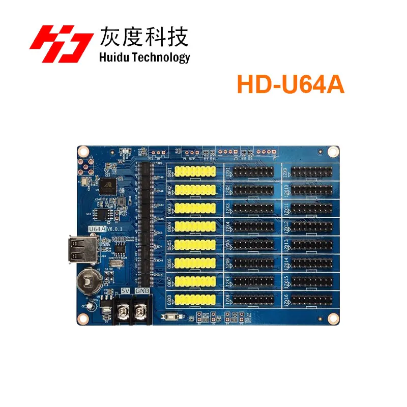 Huidu HD-U64A одноцветные и двухцветные светодиодные знаки устройство управления