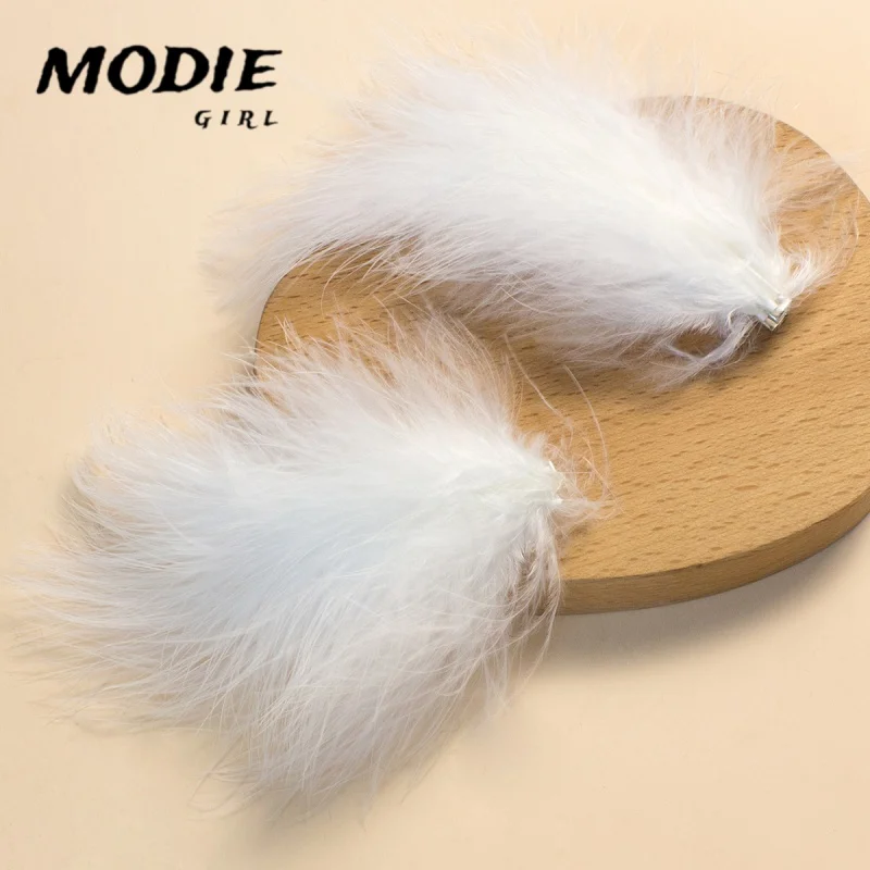 

MODIE GIRL 2 шт./компл. Новая модная детская заколка для волос с перьями для маленьких девочек милые популярные аксессуары для волос головной убо...