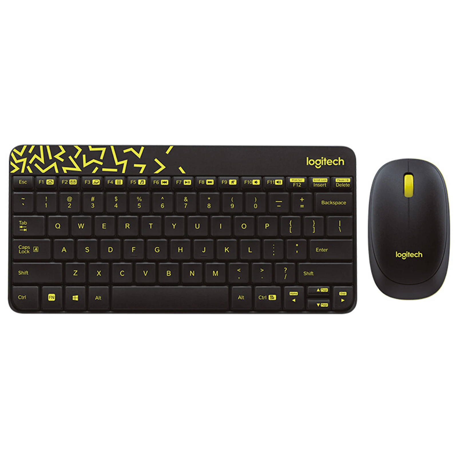 

Logitech MK240 Nano Wireless Keyboard and Mouse Combo for Desktop Laptop Computer Home Office Using (Black)