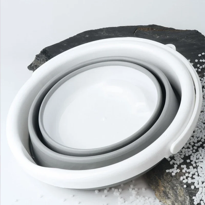 Портативное Силиконовое складное Куба ведро 3 л складной дизайн для удобного