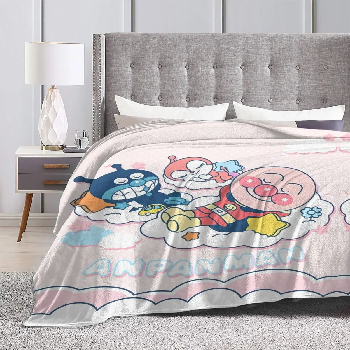 Анпанман Байкинман облачные одеяла качественные теплые мягкие постельные