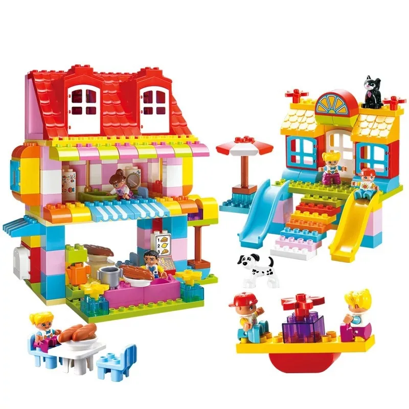 210 Pcs Big Size Slide Building Blocks 